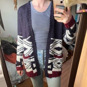 Western knit cardigan